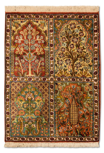 Kašmírské hedvábí Koberec 65x91cm - Orientální koberec