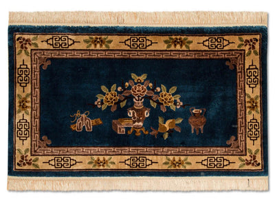 Čínské hedvábí Koberec 69x122cm - Orientální koberec