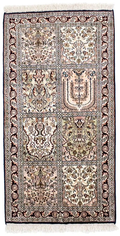 Kašmírské hedvábí Koberec 65x124cm - Orientální koberec