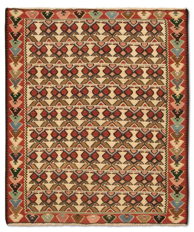 Starý kilim Koberec 119x143cm