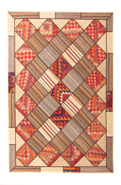 Patchworkový koberec 160x230cm - Perserteppich Wollteppich