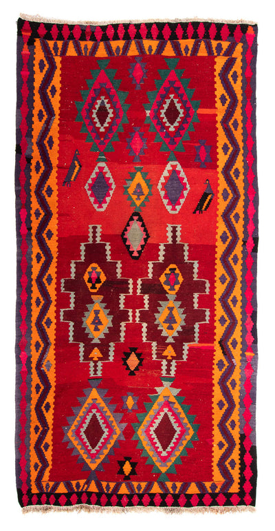 Starý kilim Koberec 155x280cm