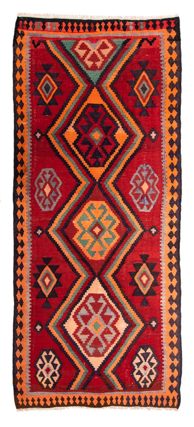 Starý kilim Koberec 135x350cm