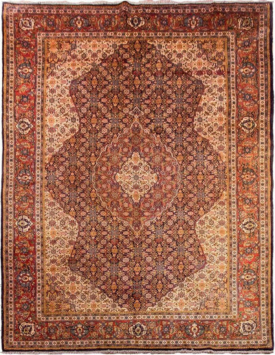 Sarouk Koberec 210x337cm - Perský koberec - tmavě modrá