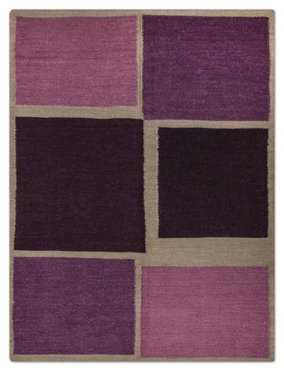 Moderní kilim Koberec 145x206cm - Vlněný koberec