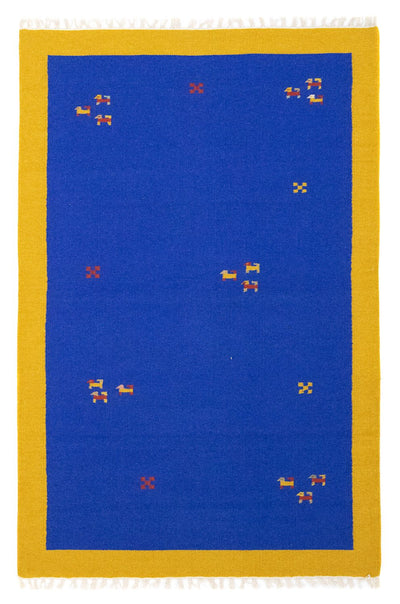 Moderní kilim Koberec 120x180cm - Vlněný koberec