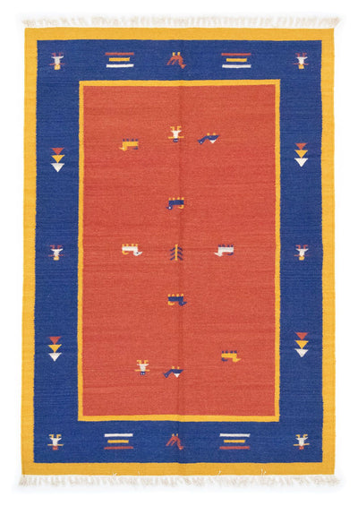 Moderní kilim Koberec 140x200cm - Vlněný koberec