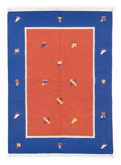 Moderní kilim Koberec 140x200cm - Vlněný koberec