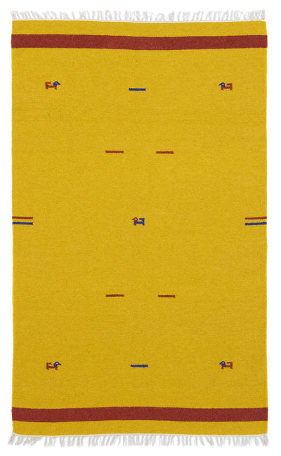 Moderní kilim Koberec 120x180cm - Vlněný koberec