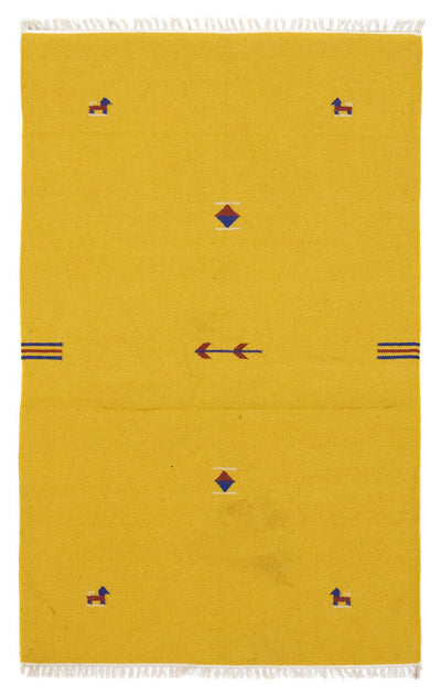 Moderní kilim Koberec 120x180cm - Vlněný koberec