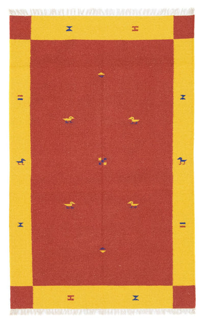Moderní kilim Koberec 120x180cm - Vlněný koberec