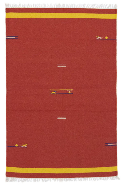 Moderní kilim Koberec 120x180cm - Vlněný koberec