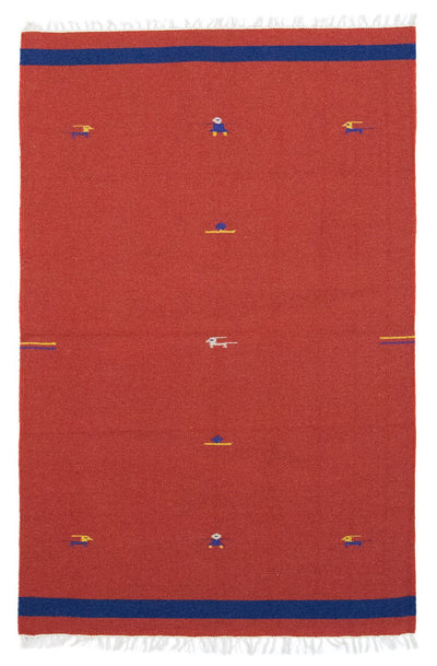 Moderní kilim Koberec 120x180cm - Vlněný koberec