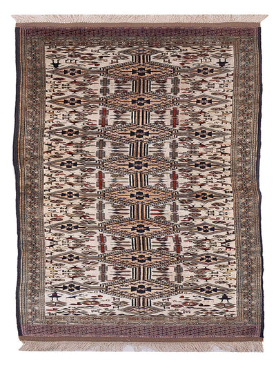 Hedvábný kilim Koberec