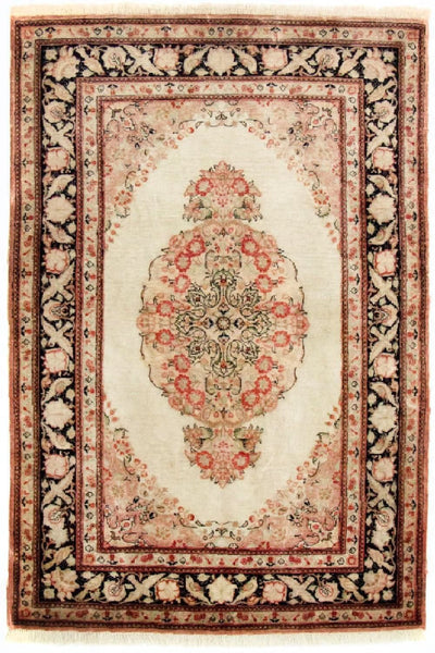 Qom hedvábí Koberec 70x120cm - Perský koberec