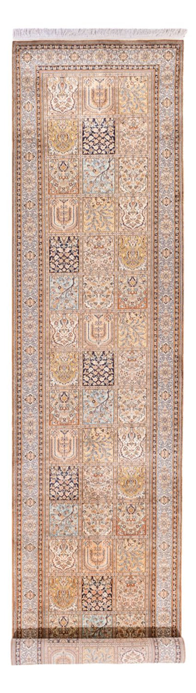 Kašmírské hedvábí Koberec 97x452cm - Orientální koberec