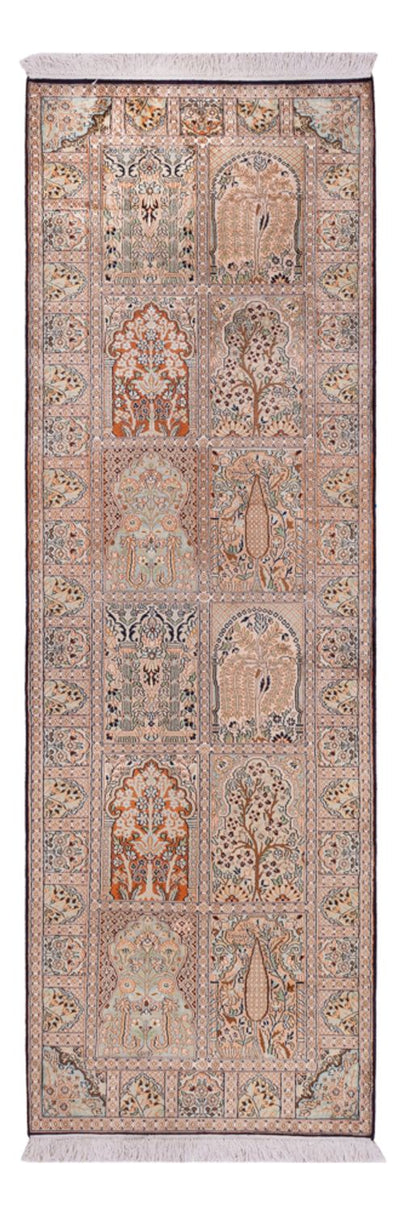 Kašmírské hedvábí Koberec 80x243cm - Orientální koberec