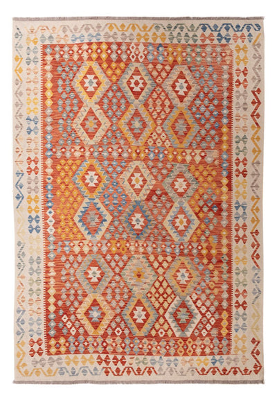 Kilim Maimana 207x292cm - Vlněný koberec - vícebarevná