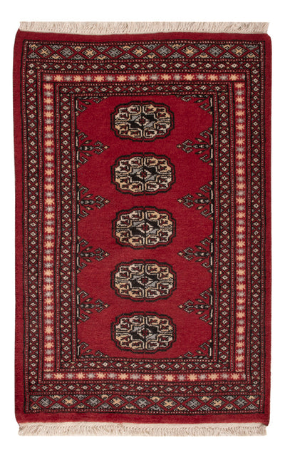 Pákistánský koberec 62x92cm - Orientální koberec - červená