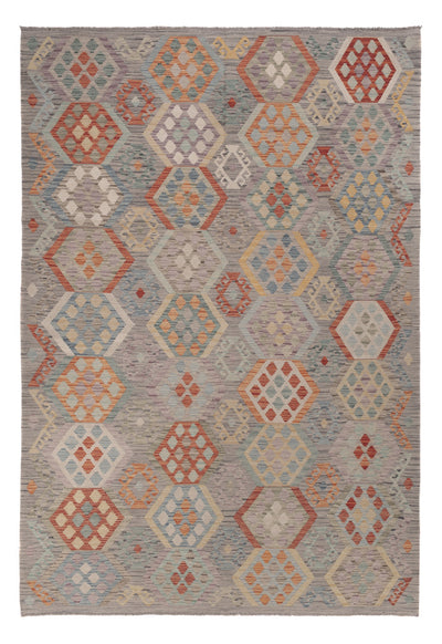 Kilim Maimana Koberec 203x299cm - Vlněný koberec - vícebarevný