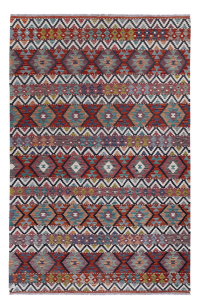 Kilim Maimana Koberec 198x303cm - Vlněný koberec - vícebarevný