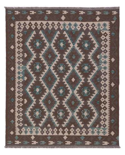 Kilim Maimana Koberec 155x194cm - Vlněný koberec