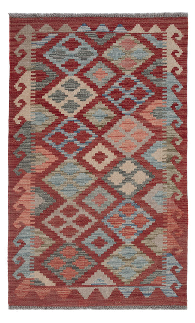 Kilim Maimana Koberec 75x124cm - Vlněný koberec - vícebarevný