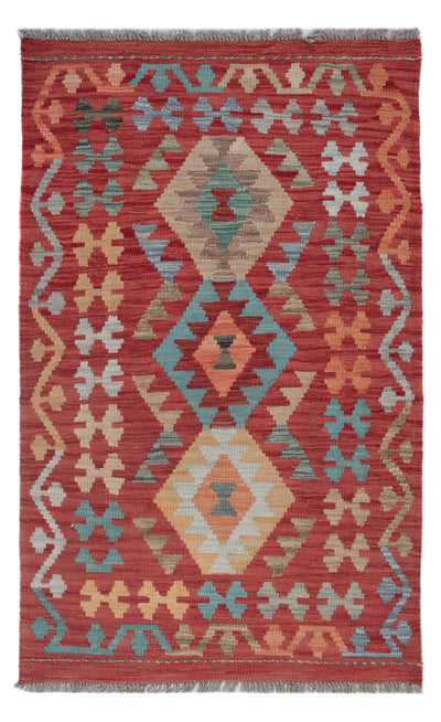 Kilim Maimana Koberec 76x122cm - Vlněný koberec - vícebarevný