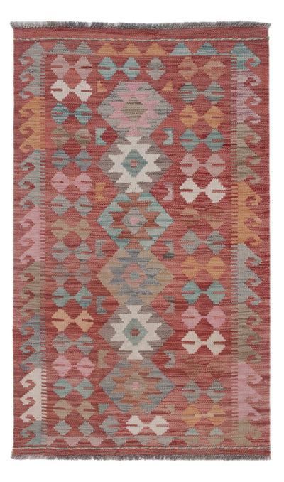 Kilim Maimana Koberec 76x130cm - Vlněný koberec - vícebarevný