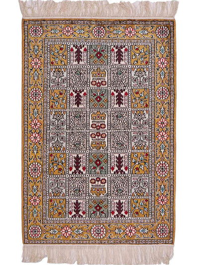 Čínské hedvábí Koberec 63x93cm - Orientální koberec