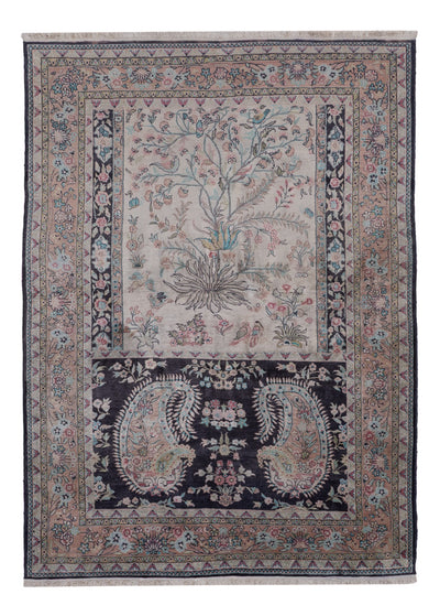 Kašmírské hedvábí Koberec 123x178cm - Orientální koberec