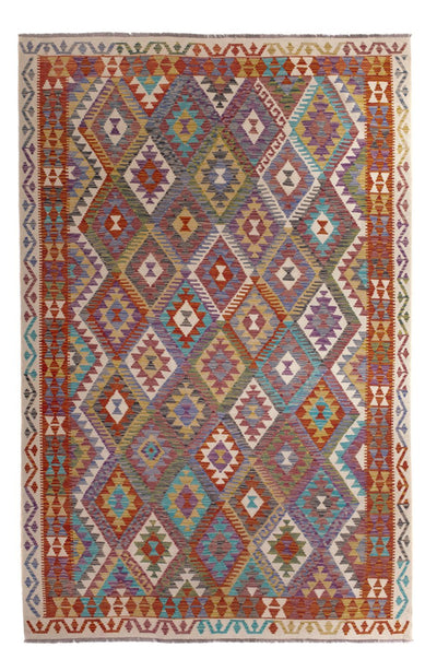 Kilim Maimana Koberec 200x299cm - Vlněný koberec