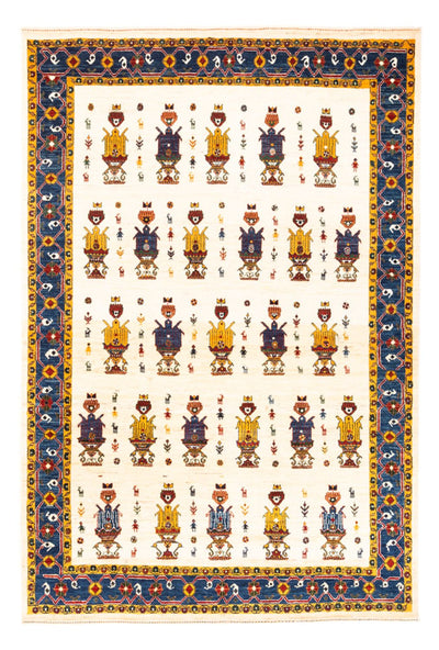 Perský Gabbeh Koberec 154x221cm - Perserteppich Wollteppich