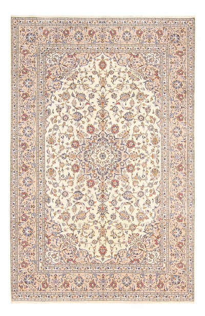 Kashan Koberec 197x274cm - Perský koberec - krémová