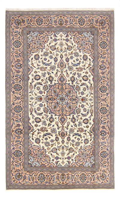 Kashan Koberec 192x306cm - Perský koberec - krémová