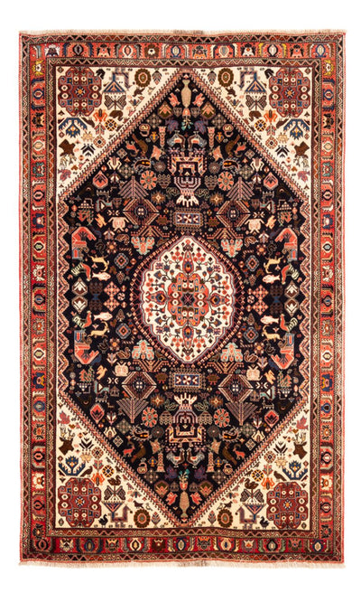 Qashqai Koberec 155x252cm - Perský koberec - tmavě modrá