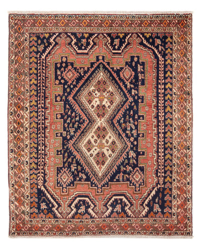 Afshar Sirjan Koberec 133x167cm - Perský koberec - červená