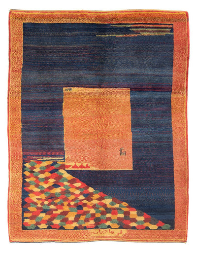 Perský Gabbeh Koberec 157x196cm - Perserteppich Wollteppich