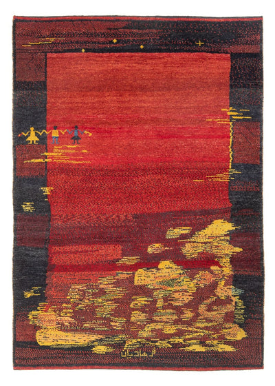 Perský Gabbeh Koberec 127x176cm - Perserteppich Wollteppich
