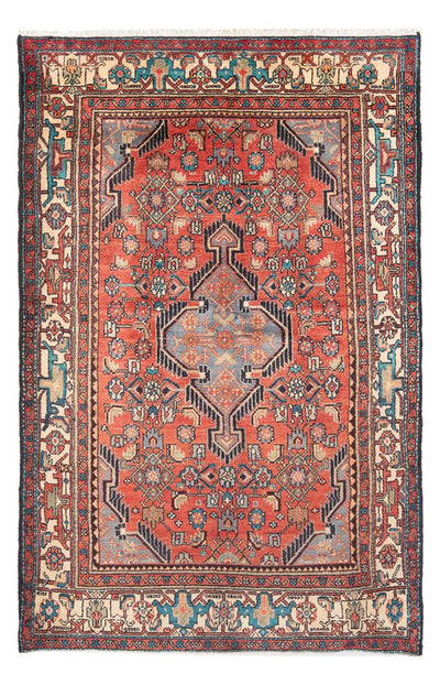 Hamadan Koberec 147x225cm - Perský koberec - červená