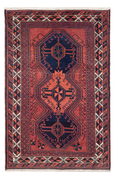 Hamadan Koberec 125x196cm - Perský koberec - červená