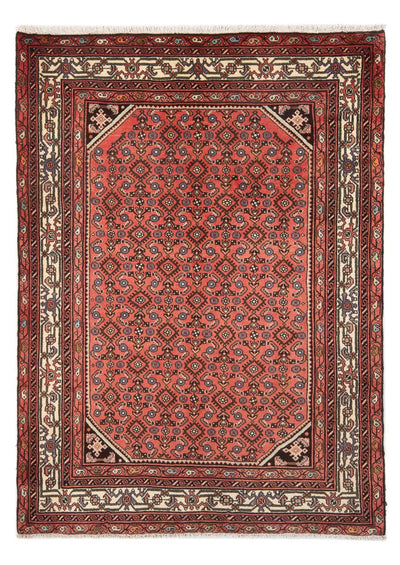 Hamadan Koberec 144x196cm - Perský koberec - červená