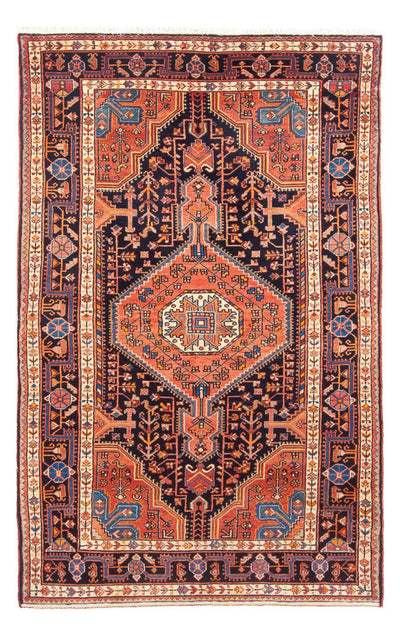 Hamadan Koberec 132x224cm - Perský koberec - světle červená