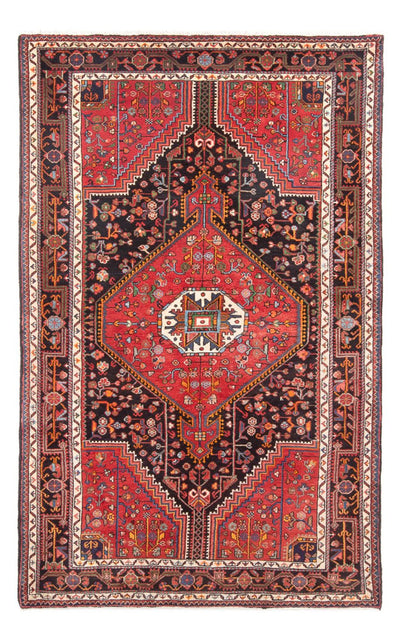 Hamadan Koberec 150x250cm - Perský koberec - červená