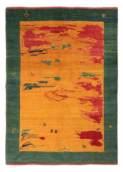 Perský Gabbeh Koberec 163x207cm - Perserteppich Wollteppich