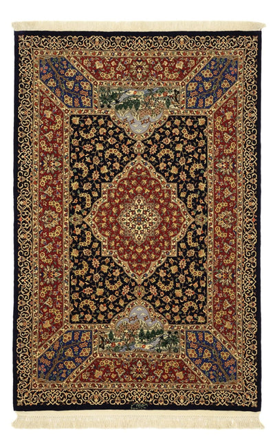 Qom Koberec 100x154cm - Perský koberec