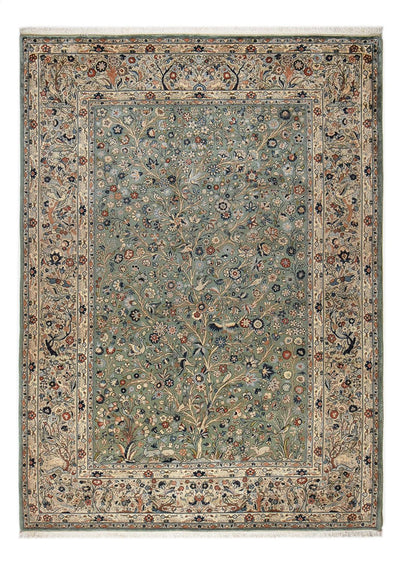 Kashan Koberec 250x340cm - Perský koberec - pískový