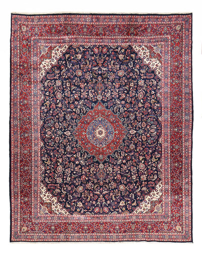 Sarouk Koberec 352x438cm - Perský koberec - tmavě červená