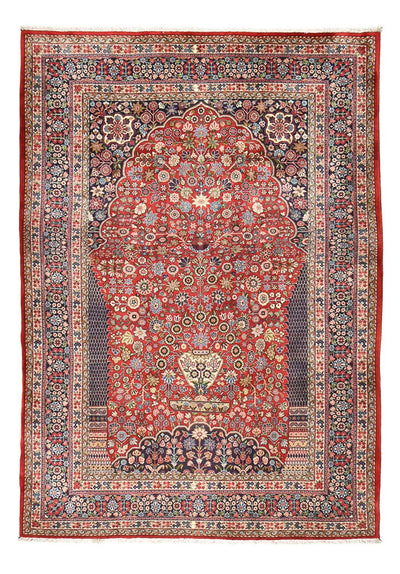 Qom Koberec 205x300cm - Perský koberec - světle červená