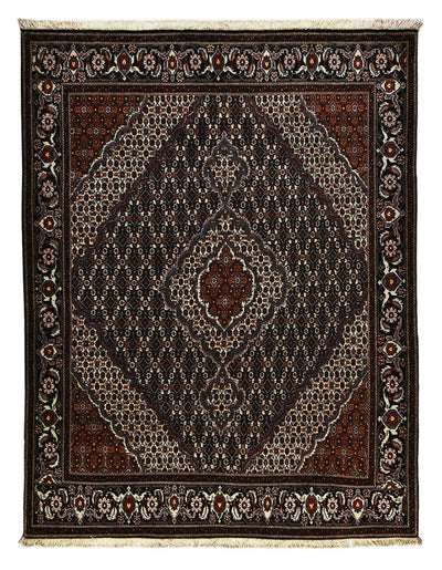Tabriz - 40 Raj Koberec 158x206cm - Perský koberec - antracitová